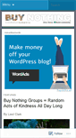 Mobile Screenshot of buynothingproject.org